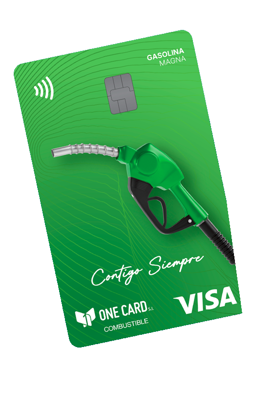 Tarjeta de combustible One Card Visa Gasolina Magna
