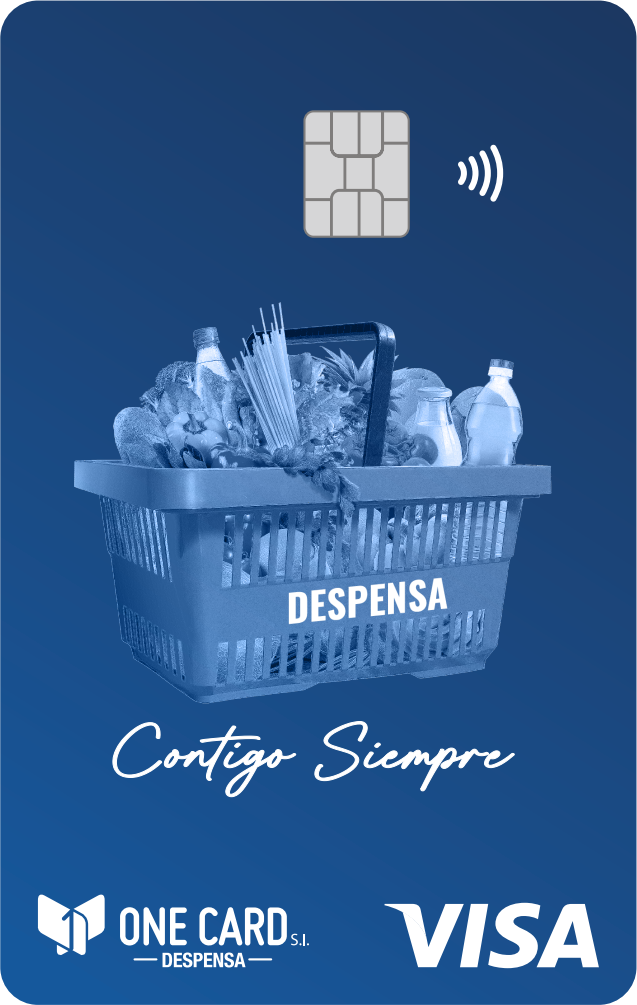 tarjeta de despensa onecard